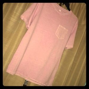 Brand new pink short sleeve zine Medium Shirt
